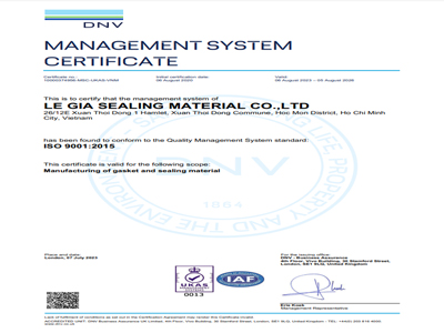 Đạt chứng nhận hệ thống quản lý chất lượng  ISO 9001:2015